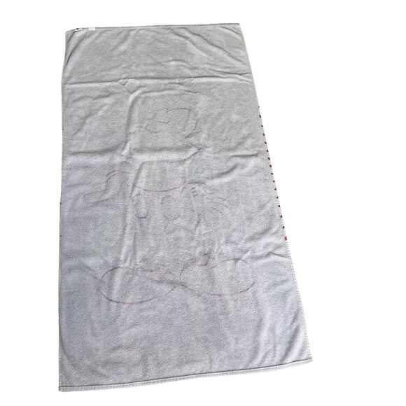 Vintage Mickey Mouse Beach Towel Red Authentic Disney Parks Retro Souvenir NICE! - Picture 4 of 12